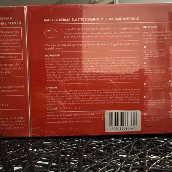 Elastic Firming Microbiome Ampoule - Red - Picture 2 of 2